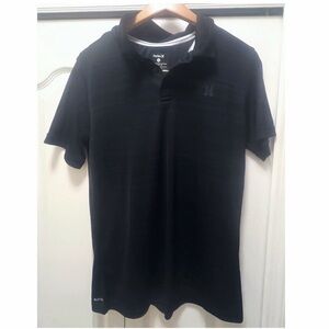 HURLEY Midnight Black Polo Shirt